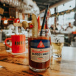The famous Milwaukeean Bloody Mary atop Café Hollander's bar